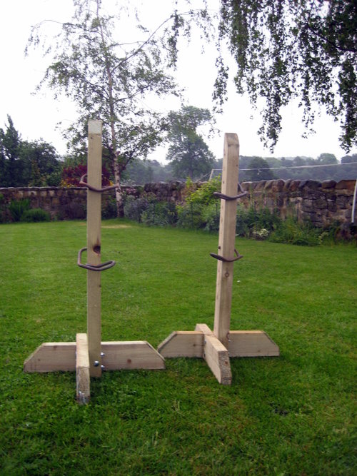 Pair 3ft Tanalised Training Wings with 4 Jump Cups