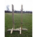Pair 4ft Tanalised Training Wings with 4 Jump Cups