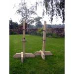 Pair 3ft Tanalised Training Wings with 4 Jump Cups