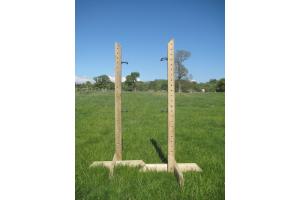 Pair 5ft Tanalised Training Wings with 4 Jump Cups